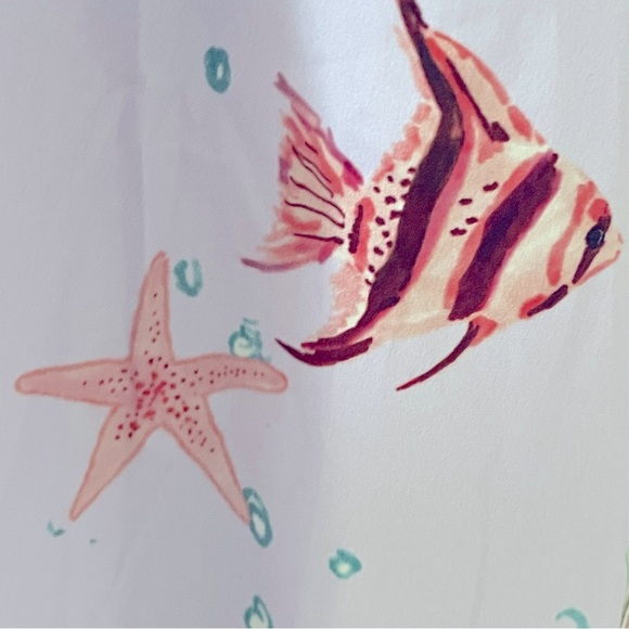 Hill House Ophelia Dress in Sea Creatures Puff Sleeves Babydoll Pockets NWT - Picture 13 of 14